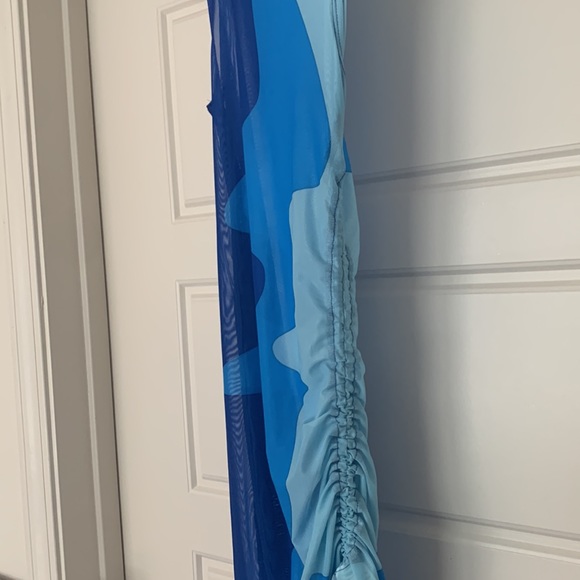 Blue mesh dress - Picture 6 of 6